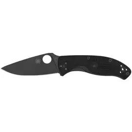 Ніж Spyderco Tenacious Black Blade 8Cr13MoV, FRN, к:black, фото 